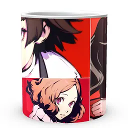 Кухоль GeekLand Persona 5 Персона 5 Ен Футаба Хару Макото P5 02.17 330 мл білий - мініатюра 2