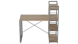 Письмовий стіл Ferrum-decor Серії Конект з етажеркою 75x120x60 сірий ДСП Дуб Сан-Марино 16мм (FRD-104231) - мініатюра 4