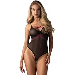 Боді Obsessive Novenes XS/S чорний