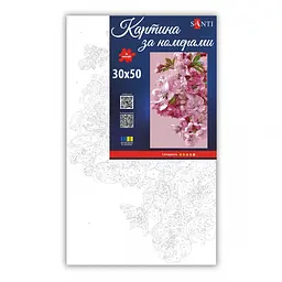 Картина за номерами Santi Пелюстки весни 30х50 см (955649) - мініатюра 2