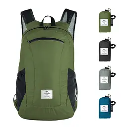 Рюкзак компактний надлегкий Naturehike Ultralight Naturehike NH17A012-B, 18 л, зелений - мініатюра 2