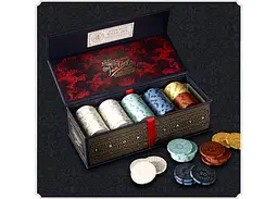 Аксесуар Roxley Game Laboratory Brass Делюкс фішки Brass Iron Clays 100 (ROX_2) - мініатюра 8