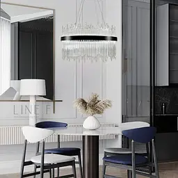 Розкішна люстра COLISEUM BLACK Ø 50 см | Арт. J 881-500 BK | Line F - мініатюра 8