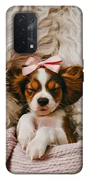 TPU чохол Demsky Sleepy spaniel для Oppo A54 4G