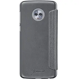 Чохол-книжка Nillkin Sparkle Leather Case Motorola Moto G6 Black - мініатюра 2