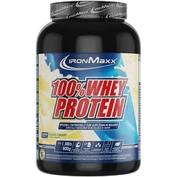 Протеїн IronMaxx 100% Whey Protein Банановий йогурт 900 г