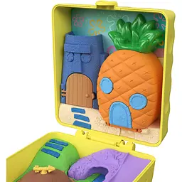 Набір Mattel Polly Pocket Губка Боб Квадратні штани з мікрофігурками (JKC84) - мініатюра 4