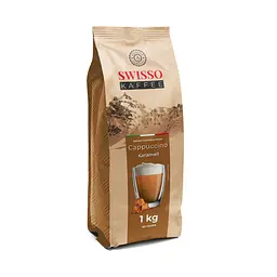 Капучино Swisso Kaffee Cappuccino Karamell зі смаком карамелі 1 кг