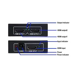 Розгалужувач Dynamode HDMI Splitter 1x2 - мініатюра 7