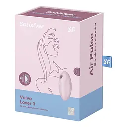 Вакуумний стимулятор клітора з вібрацією Satisfyer Vulva Lover рожевий - мініатюра 9