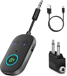 Bluetooth 5.3 адаптер TX/RX 2-в-1 для телевізора, авто та AUX
