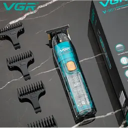 Акумуляторна машинка для стрижки волосся з тримером для бороди VGR V-961 5 Вт - мініатюра 6