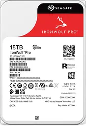 Накопичувач Seagate HDD SATA 18.0TB IronWolf Pro 7200rpm 256MB (ST18000NT001) - мініатюра 2