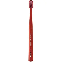 Зубна щітка Curaprox Velvet 12460 червона з бордовим - мініатюра 2