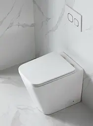 Унітаз підлоговий приставний Mixxus Premium Quadro-0701-R 600x355x410mm, система змиву Rimless MP6590, Білий - мініатюра 2
