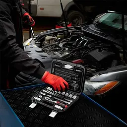Набір торцевих головок із тріскачкою Intertool ET-8039 39шт [98836] - мініатюра 8