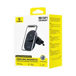 Бездротовий зарядний пристрій Baseus PrimeTrip VC2 Pro Magnetic Wireless Charging Car Mount Qi2.2 чорний C0013N00 - мініатюра 2