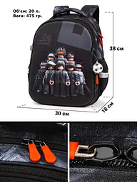Шкільний ортопедичний рюкзак 6 в 1 для хлопчика School Standard 38х30х18 см Роблокс для молодших класів (SET 170-81) - мініатюра 5