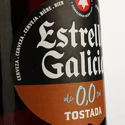 Пиво безалкогольне Estrella Galicia Tostada світле 0% 0.25 л - мініатюра 3