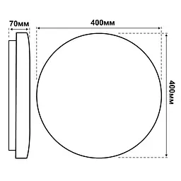 Світильник Violux LED smart COSMO 40W 3000-6000K IP20 ( 210133 ) - мініатюра 8