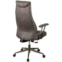 Офісне крісло Аклас Булат R-SR (Штучна замша 02 Dark gray) (00172366) - мініатюра 4