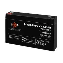 Акумулятор AGM LPM 6V - 7.2 Ah - мініатюра 3