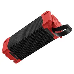 Портативна акустика Hoco Bluetooth HC6 з ФМ радіо та USB бездротова червона - мініатюра 3