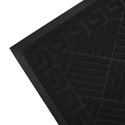 Килимок придверний Eco Fabric Смужки з кромкою чорний 40 х 60 см (4060-111) - мініатюра 5