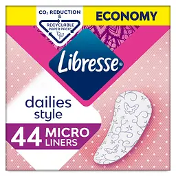 Ежедневные прокладки Libresse Micro Refill 44 шт.