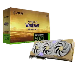 Відеокарта GeForce RTX 5070 12GB MSI (RTX 5070 12G World of Warcraft MIDNIGHT LIGHT EDITION OC)