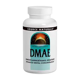 Аминокислота Source Naturals DMAE (диметиламиноэтанол) 351 мг, 100 капсул (SN1582)