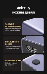 Розподільник відеосигналу UGREEN CM694 сплітер 1 вхід 2 виходи HDMI 2.1 8K 60 Гц 4K 240 Гц (25149) - мініатюра 10