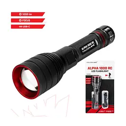 Ліхтар Falcon Eye тактичний Alpha 1000 RC (1000 Lm) Focus Rechargeable Type-C (FHH0122) (DAS303957) - мініатюра 5