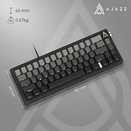 Клавіатура Ajazz AK650 Day Dream switches Gradient Black Gray (AK650-DD-BG) - мініатюра 15
