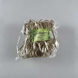 Шпажки бамбукові для канапе Кільце натуральні, 9 см, 100 шт, для закусок, фуршету та сервірування - мініатюра 2