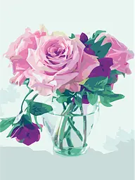 Полотно на картоні з контуром Rosa Start Натюрморт №35 30х40 бавовна акрил - мініатюра 2