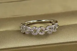 Кільце Xuping Jewelry Вісімки р 17 сріблясте