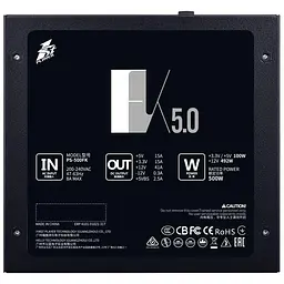 Блок живлення 1stPlayer PS-500FK 500W (FK-500-BK-EU) - мініатюра 6
