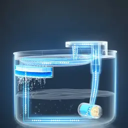 Автоматична напувалка для тварин 3л фонтан для котів та собак Pet water dispenser UKC білий - мініатюра 6