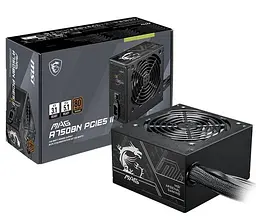Блок живлення MSI MAG A750BN PCIE5 II 80+ Bronze (MAG A750BN PCIE5 II) - мініатюра 5