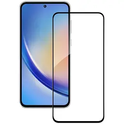 Скло захисне ACCLAB Full Glue Samsung A35 Black (1283126588778) - мініатюра 2
