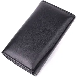 Практична ключниця із натуральної шкіри ST Leather 22483 чорна - мініатюра 2
