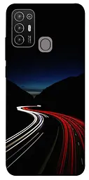 Чохол Demsky Червоно-біла дорога для ZTE Blade A52