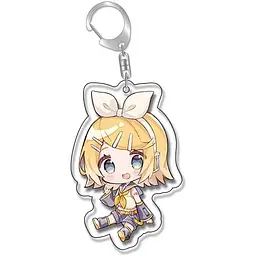 Брелок акриловий Вокалоїд Рін Кагаміне Vocaloid Rin Kagamine 5 см