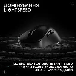 Миша комп'ютерна Logitech Pro X Superlight 2 Dex Black (910-007357, 910-007359) - мініатюра 2