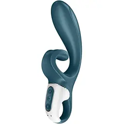 Смарт вібратор-кролик Satisfyer Hug Me Bluegrey - мініатюра 4