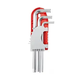 Набір шестигранних ключів Intertool HT-1803 подовжені Pro (у наборі 9 шт.) - мініатюра 2