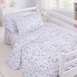 Підковдра MirSon Ranforce Elite Tiny Unicorn pink 110х140 см (2200012579954) - мініатюра 2