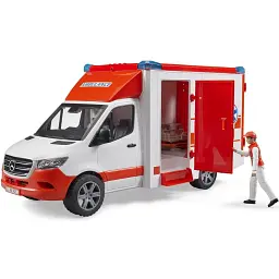 Швидка допомога Bruder Мb Sprinter з фігуркою 1:16 (02676) - мініатюра 3