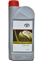 Трансмісійна олива синтетична Toyota 75W-90 1 л 0888581596